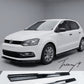 Volkswagen Polo Mk5 6R 6C 2009-2017 gloss black side skirt splitter lips