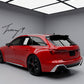 Audi S6 C8 gloss black RS style rear roof spoiler
