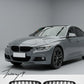 Gloss black front kidney grille for BMW 3 Series F30 (2012–2018).
