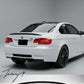 MP-style rear boot spoiler lip wing for BMW 3 Series E92 Coupe (2006–2010).
