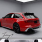 Audi S6 C8 gloss black RS style rear roof spoiler
