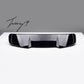 Audi S6 C8 gloss black RS style rear roof spoiler
