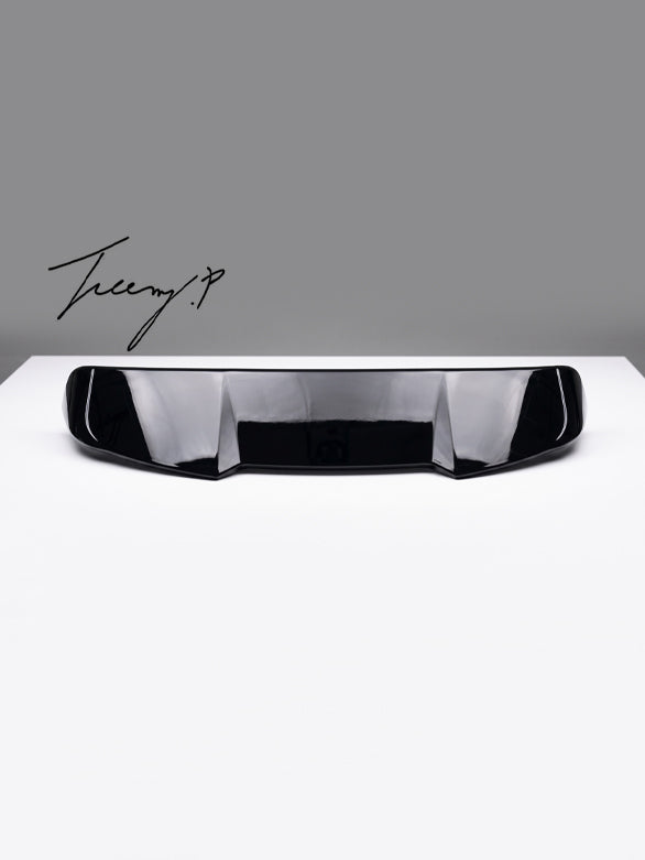Audi S6 C8 gloss black RS style rear roof spoiler
