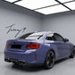 BMW M2 F87 coupe carbon look rear diffuser spoiler
