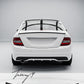 MERCEDES C CLASS SALOON W204 2007 - 2014 REAR GLOSS BLACK BOOT SPOILER LIP WING