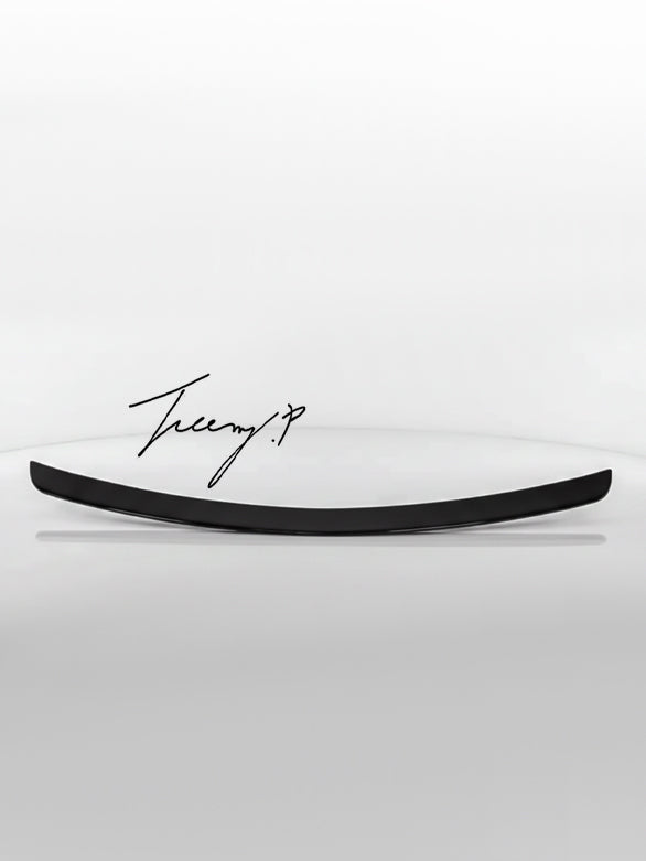 MERCEDES C CLASS SALOON W204 2007 - 2014 REAR GLOSS BLACK BOOT SPOILER LIP WING