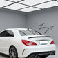 MERCEDES CLA CLASS W117 C117 2013 - 2019 CARBON LOOK REAR FD STYLE BOOT SPOILER LIP