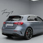 Gloss black AMG style rear roof spoiler lip for Mercedes A Class W177 A35 A45 (2018+)
