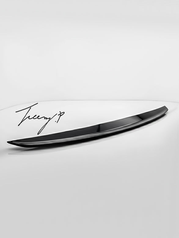 Gloss black AMG style rear roof spoiler lip for Mercedes A Class W177 A35 A45 (2018+)
