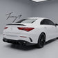 Mercedes-Benz CLA C118 2019-2026 rear gloss black CLA35 style diffuser