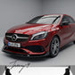 Mercedes A Class W176 AMG Line gloss black front splitter spoiler 2015 to 2018
