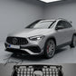Mercedes GLA H247 gloss black GT style front bumper grille sporty aggressive front styling
