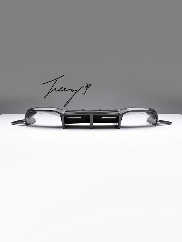 BMW M2 F87 coupe carbon look rear diffuser spoiler
