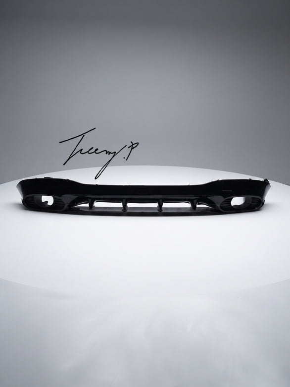 Mercedes-Benz CLA C118 2019-2026 rear gloss black CLA35 style diffuser