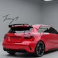 Carbon look A45 AMG style rear roof boot spoiler for Mercedes A Class W176 (2012–2018)

