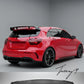 Carbon look A45 AMG style rear roof boot spoiler for Mercedes A Class W176 (2012–2018)
