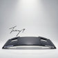 Gloss black rear roof spoiler boot wing lip for Mercedes GLC Class X253 SUV (2015+)
