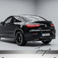 Gloss black rear boot spoiler lip wing kit for Mercedes GLC Class Coupe C253 (2015+)
