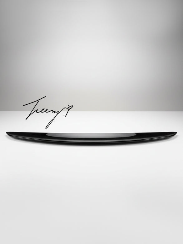 Gloss black AMG style rear roof spoiler lip for Mercedes A Class W176 A35 A45 (2012–2018)
