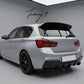 Gloss black M Performance rear roof spoiler for BMW 1 Series F20 F21 2012 to 2019
