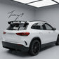 Mercedes GLA H247 gloss black AMG style rear roof spoiler lip sporty aggressive upgrade
