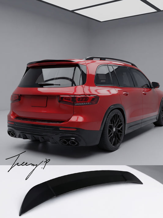 Mercedes-Benz GLB X247 2020-2026 rear gloss black roof spoiler