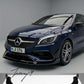 Mercedes A Class W176 AMG Line A45 glossy black front lip splitter 2015 to 2018

