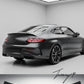Rear carbon look boot FD spoiler lip for Mercedes C Class Coupe W205 C205 (2015–2021)
