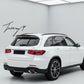 AMG gloss black rear roof spoiler for Mercedes GLC Class X253 GLC300 GLC43 (2020+)
