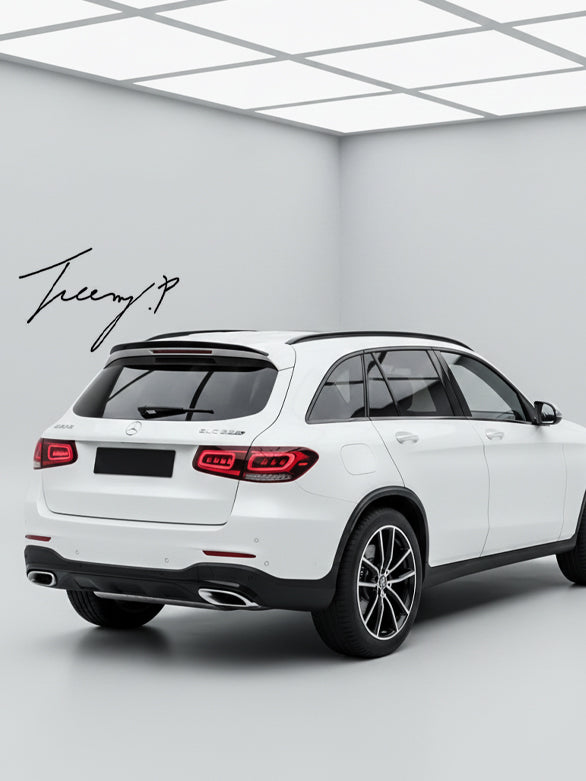 AMG gloss black rear roof spoiler for Mercedes GLC Class X253 GLC300 GLC43 (2020+)
