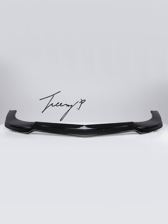 MERCEDES-BENZ C63 AMG W204 2011 – 2014 FACELIFT GLOSS BLACK FRONT SPLITTER SPOILER LIP
