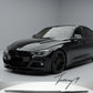 Gloss black M Sport side skirt extension for BMW 3 Series F30 and F31 models from 2012 to 2019
