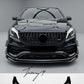 Gloss black front lip splitter for Mercedes A Class A35 A45 AMG Line W176 2012–2018
