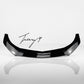 Gloss black front lip splitter for Mercedes A Class A35 A45 AMG Line W176 2012–2018
