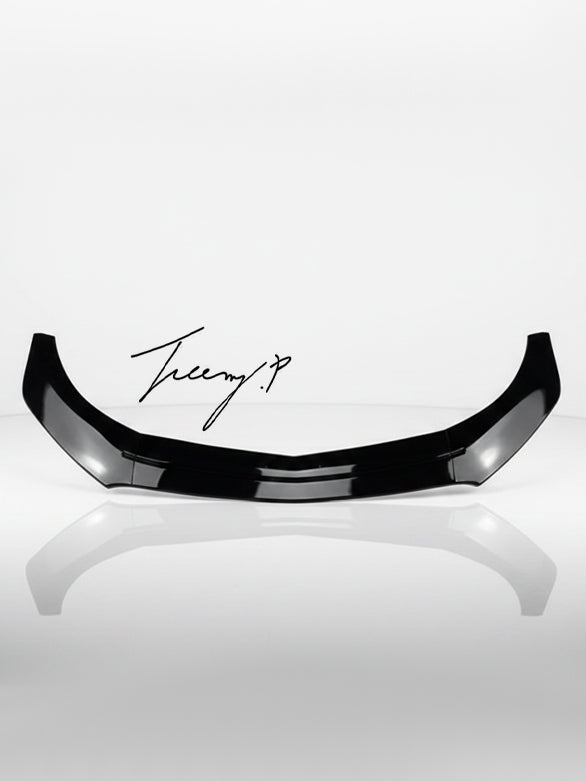 Gloss black front lip splitter for Mercedes A Class A35 A45 AMG Line W176 2012–2018
