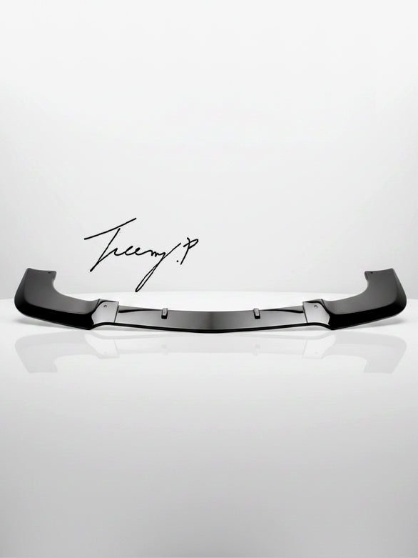 Gloss black front splitter lip for Mercedes E Class Coupe W207 C207 2008–2013
