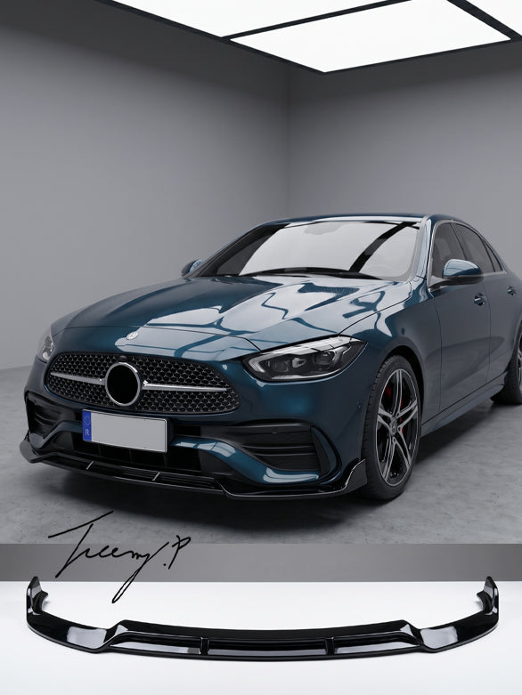 Carbon fibre front splitter spoiler for Mercedes GLE Class W167 GLE43 AMG Line 2019 and newer
