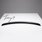 Skoda Superb MK3 gloss black rear boot spoiler lip
