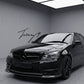 Mercedes C Class W204 AMG style gloss black front grille 2008 to 2014
