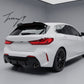 BMW 1 Series F40 2019-2024 rear gloss black roof spoiler boot wing lip