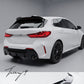 BMW 1 Series F40 2019-2024 rear gloss black roof spoiler boot wing lip