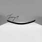 Mercedes C Class W204 gloss black rear boot spoiler lip

