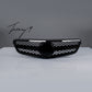 Mercedes C Class W204 AMG style gloss black front grille 2008 to 2014
