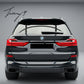 Gloss black rear roof spoiler boot wing lip for BMW X7 G07 M60 2018–2025
