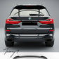 Gloss black rear roof spoiler boot wing lip for BMW X7 G07 M60 2018–2025
