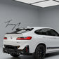 BMW X4 G02 X4M 2018+ GLOSS BLACK REAR ROOF SPOILER LIP WING BODY KIT M SPORT