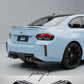 Gloss black rear corner side spats diffuser for BMW M2 G87 M Performance 2023 onwards