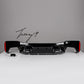 Gloss black rear valance diffuser quad exit for BMW 5 Series G30 M Sport 2018–2020
