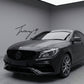 Mercedes Benz CLA W117 C117 Panamericana GT style black front grille 2013 to 2018
