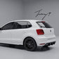 Volkswagen Polo Mk5 6C 2014-2018 rear gloss black blade diffuser splitter